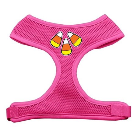 UNCONDITIONAL LOVE Candy Corn Design Soft Mesh Harnesses Pink Large UN814198